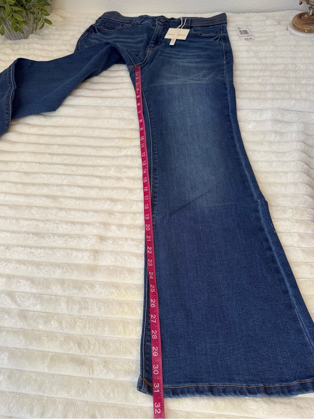 Curve Appeal High Rise Flare Jeans size 10 30 - Picture 4 of 11